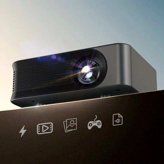 A30 MINI Projector Portable Home Theater Laser Smart TV Beamer 3D Cinema LED Videoprojector for 1080P 4K Movie via HD Port