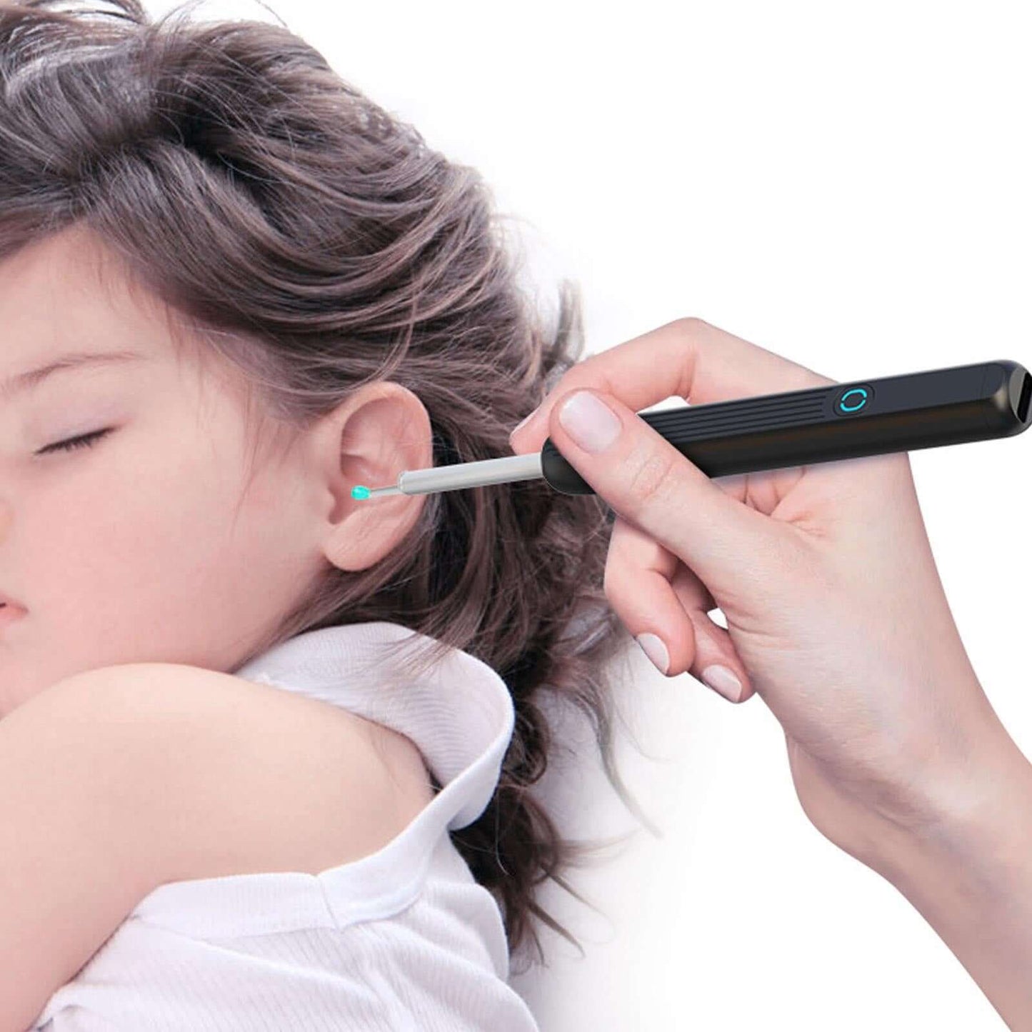 1PC Wireless Smart Visual Ear Cleaner Wax Removal Tool Sticks Otoscope Endoscope IP67 Ear Picking Stick Mini Camera Health Care