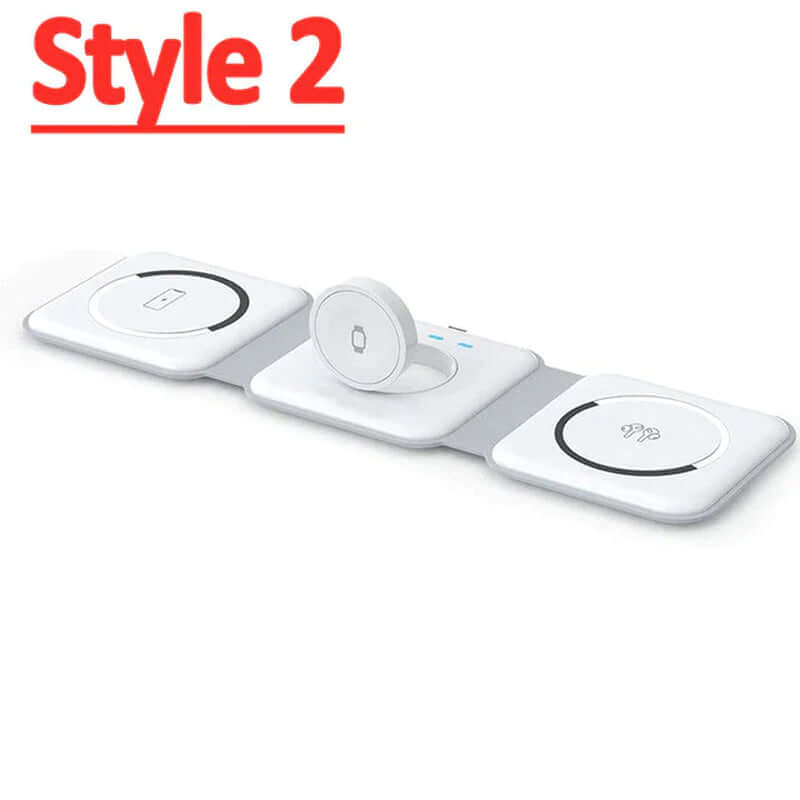 65W 3 in 1 Foldable Magnetic Wireless Charger - Elevate Your Charging Experience for iPhone 14 13 12 Pro XS X, AirPods Pro, and Apple Watch! 🚀⚡