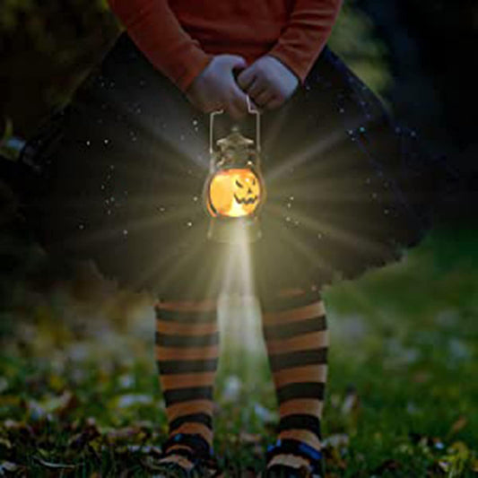 Elevate Halloween Fun with Children's Handheld Pumpkin Light-Up Lanterns: Set of 3 Kids' LED Lights for Indoor and Outdoor Halloween Decorations, Featuring Horror Funny Expressions!
