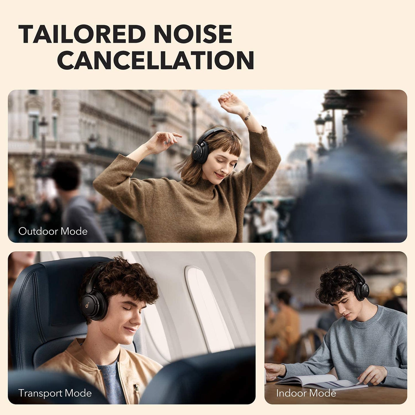 Soundcore Life Q30 Headphones: Elevate Your Audio Experience with Hybrid Active Noise Cancellation, Hi-Res Sound, Custom EQ, and More! 🎧🔊