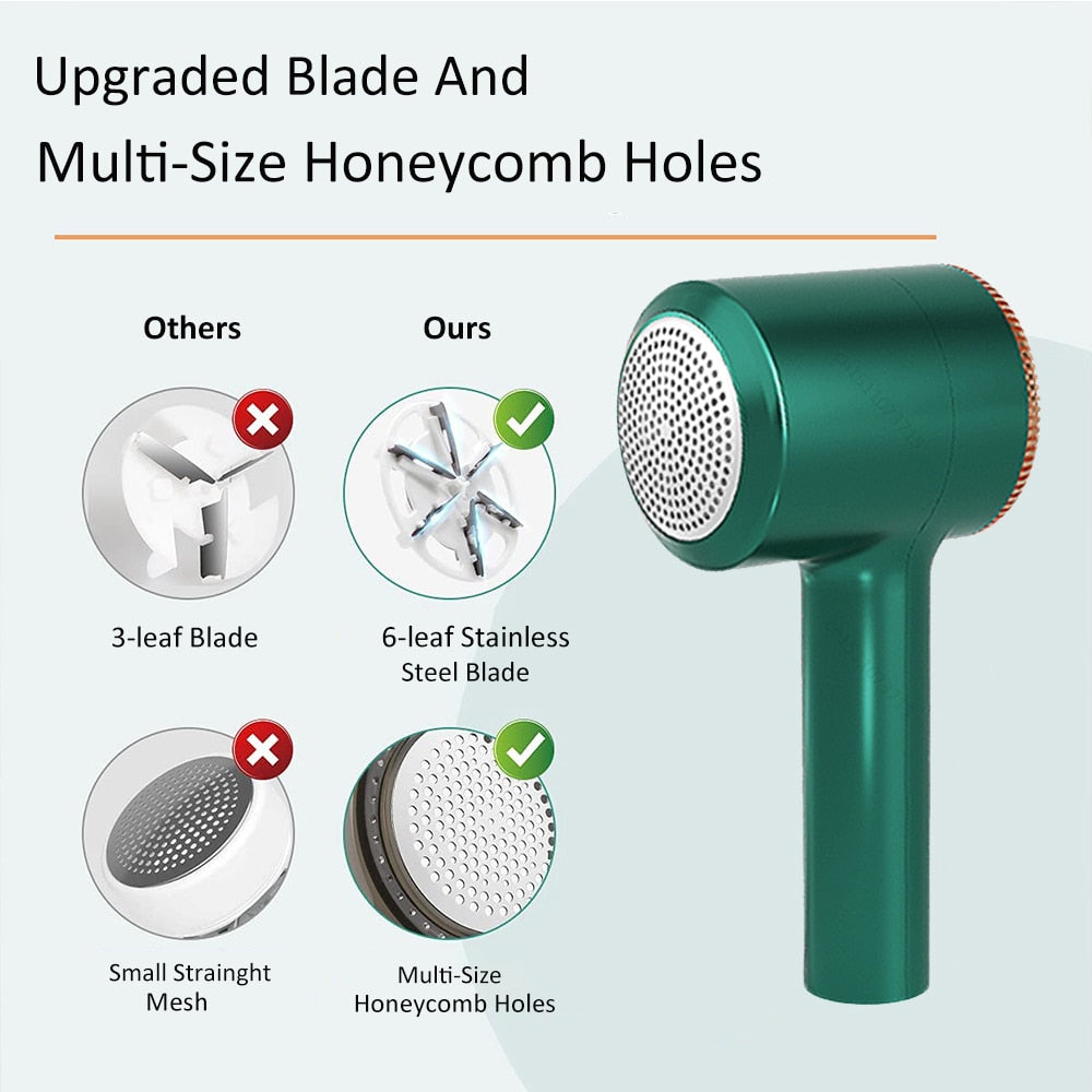 Elevate Your Wardrobe with Our Rechargeable Lint Remover! Say Goodbye to Fuzz, Pellets, and Lint – Perfect for Clothes, Sweaters, and Fabrics.