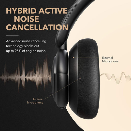 Soundcore Life Q30 Headphones: Elevate Your Audio Experience with Hybrid Active Noise Cancellation, Hi-Res Sound, Custom EQ, and More! 🎧🔊
