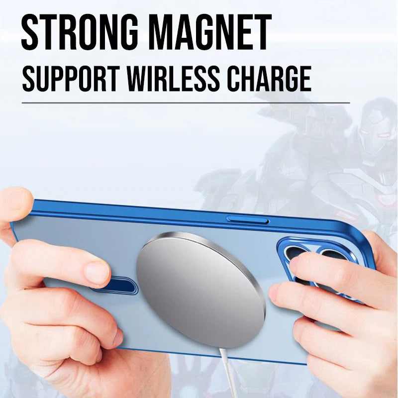 🌟 Elevate Your iPhone Experience: Luxury Clear Magnetic Magsafe Case for iPhone 14, 13, 12, 11 Pro Max, X, XR, XS, 8 Plus - Stylish Soft Silicone Cover with Seamless Wireless Charging 📱✨