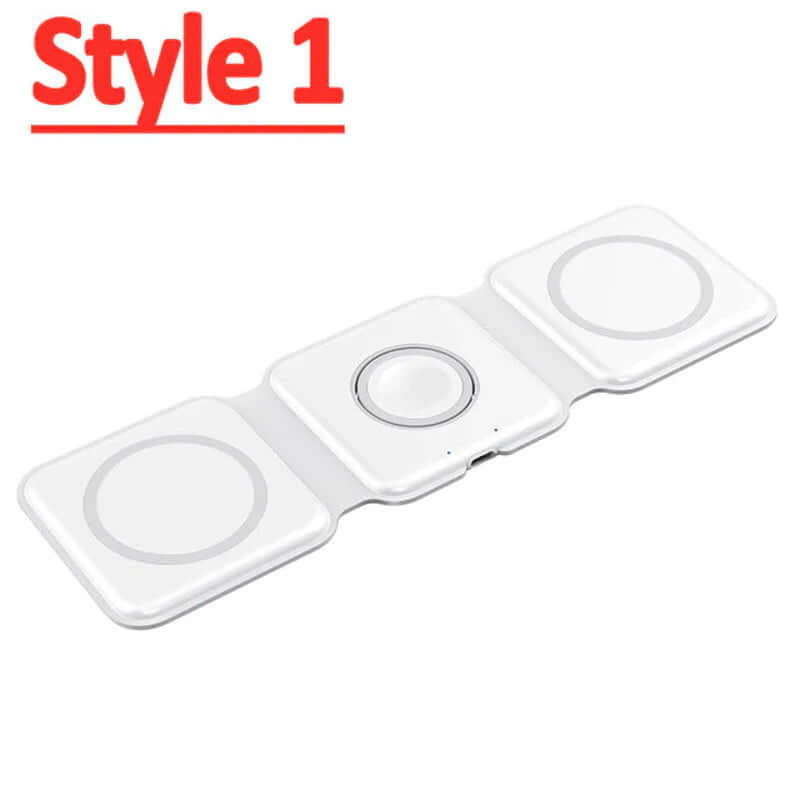 65W 3 in 1 Foldable Magnetic Wireless Charger - Elevate Your Charging Experience for iPhone 14 13 12 Pro XS X, AirPods Pro, and Apple Watch! 🚀⚡