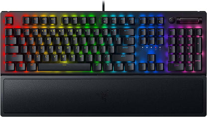 Blackwidow V3 Mechanical Gaming Keyboard: Green Mechanical Switches - Tactile & Clicky - Chroma RGB Lighting - Compact Form Factor - Programmable Macro Functionality - Classic Black