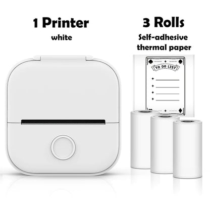 T02 Portable Mini Wireless Thermal Pocket Printer - Ideal for DIY and Journal Stickers