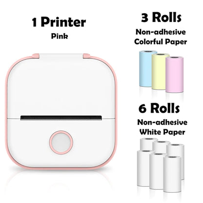 T02 Portable Mini Wireless Thermal Pocket Printer - Ideal for DIY and Journal Stickers