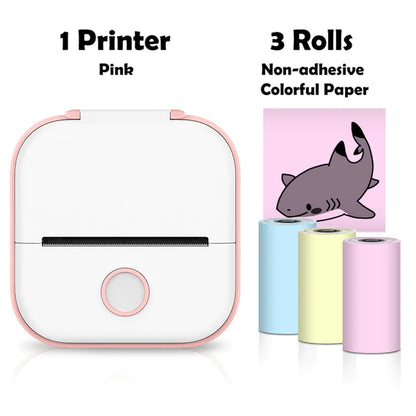 T02 Portable Mini Wireless Thermal Pocket Printer - Ideal for DIY and Journal Stickers